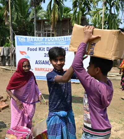 Food Kit Distribution - The Ma'arif Foundation UK